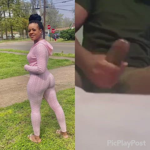 Ass BabeCock Cumshot Ebony clip