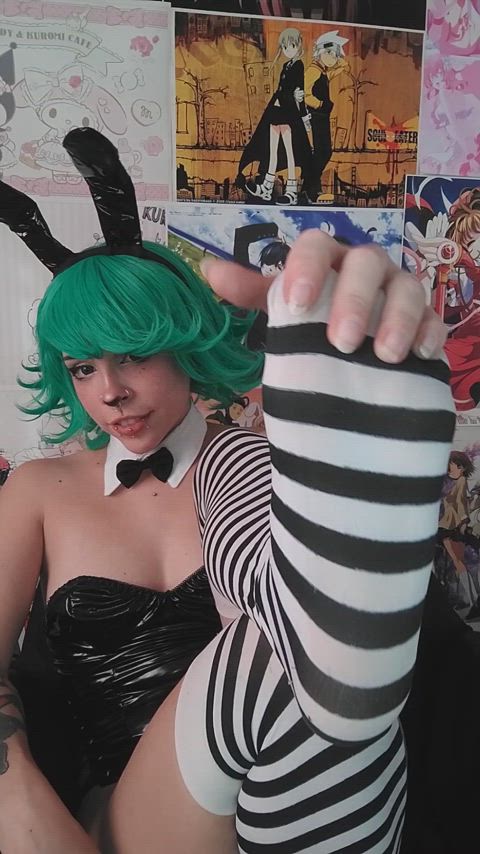 bunny cosplay feet feet fetish foot foot fetish nylons onlyfans stockings clip