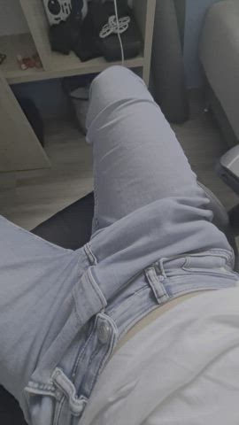 Big Dick Cock Cut Cock Cute Jeans OnlyFans Shaved Tight Twink clip