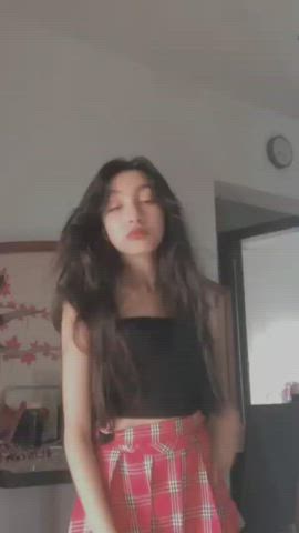 Dancing Desi Petite Skirt TikTok clip