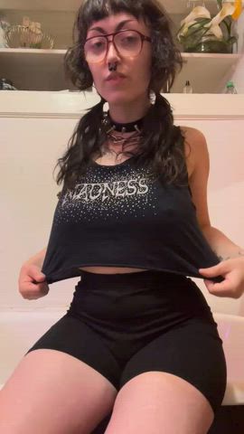 Goth tits to start your morning