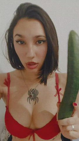 anal cucumber femdom clip