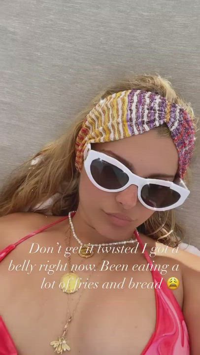 Bebe Rexha Bikini Blonde clip