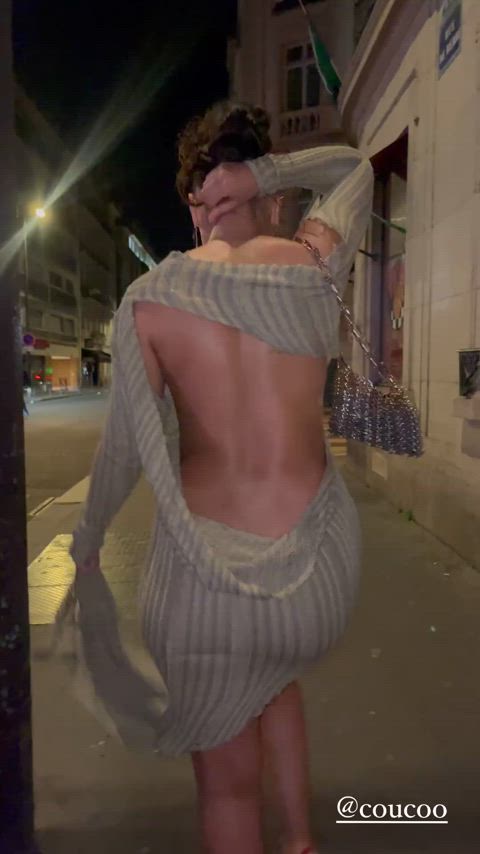 asian dress jiggle petite slimthick walking clip