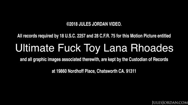 Jules Jordan - Lana Rhoades Interracial Anal, She Has Her Anal Cavity Explored By