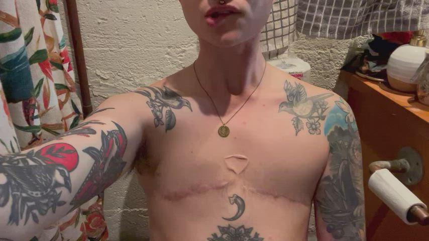 Really enjoying how my chest looks when I jerk off