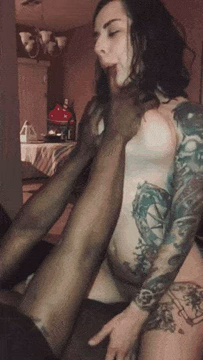 Ass Interracial Pawg Tattoo clip