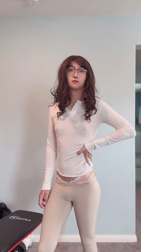 femboy leggings sissy sissy slut clip