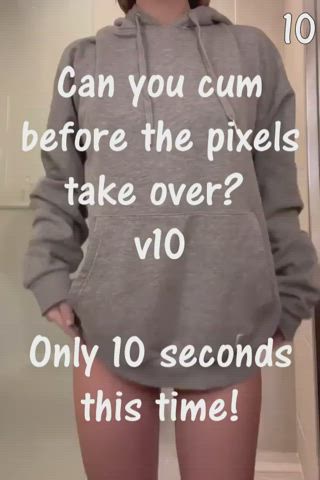 Can you cum before the pixels take over? v10