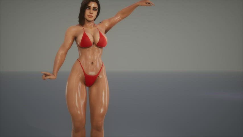 3D Big Tits Bikini Dancing clip