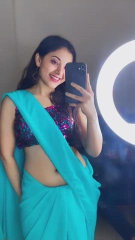 Belly Button Chubby Creamy Desi Milking clip