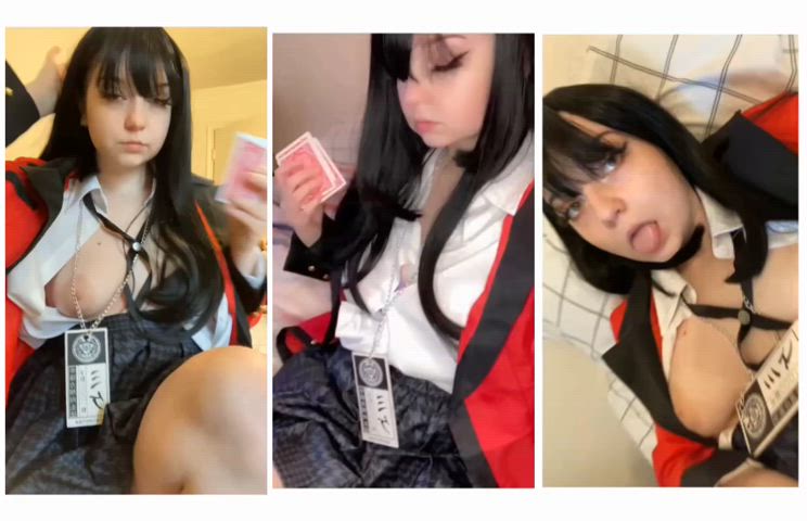 Yumeko Jabami from Kakegurui, gambling & showing her pussy (spookybaby777)