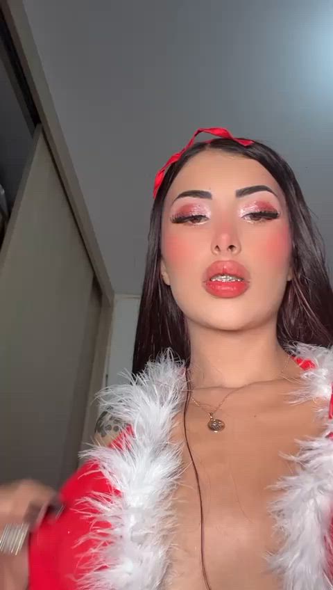 christmas cock cute latina natural tits petite public tease teen clip