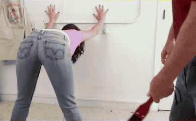 jeans punishment spanking clip