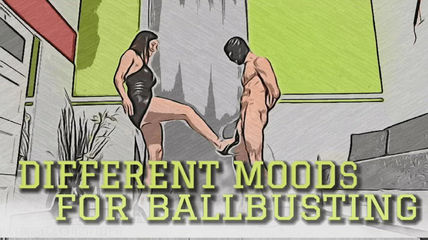 bdsm ballbusting cbt femdom fetish master/slave clip