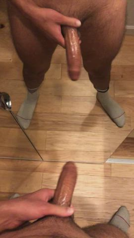 oiled up for you to see my third cum of the day