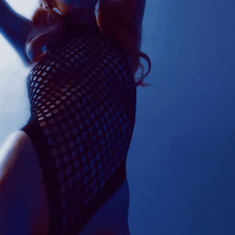 dancing fishnet myfreecams onlyfans pink ponytail pornstar small tits tits clip