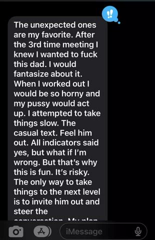 You will have to slow it down to read it. What a sexy text thread!