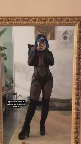 alt ass goth italian tattoo tits tattedphysique clip