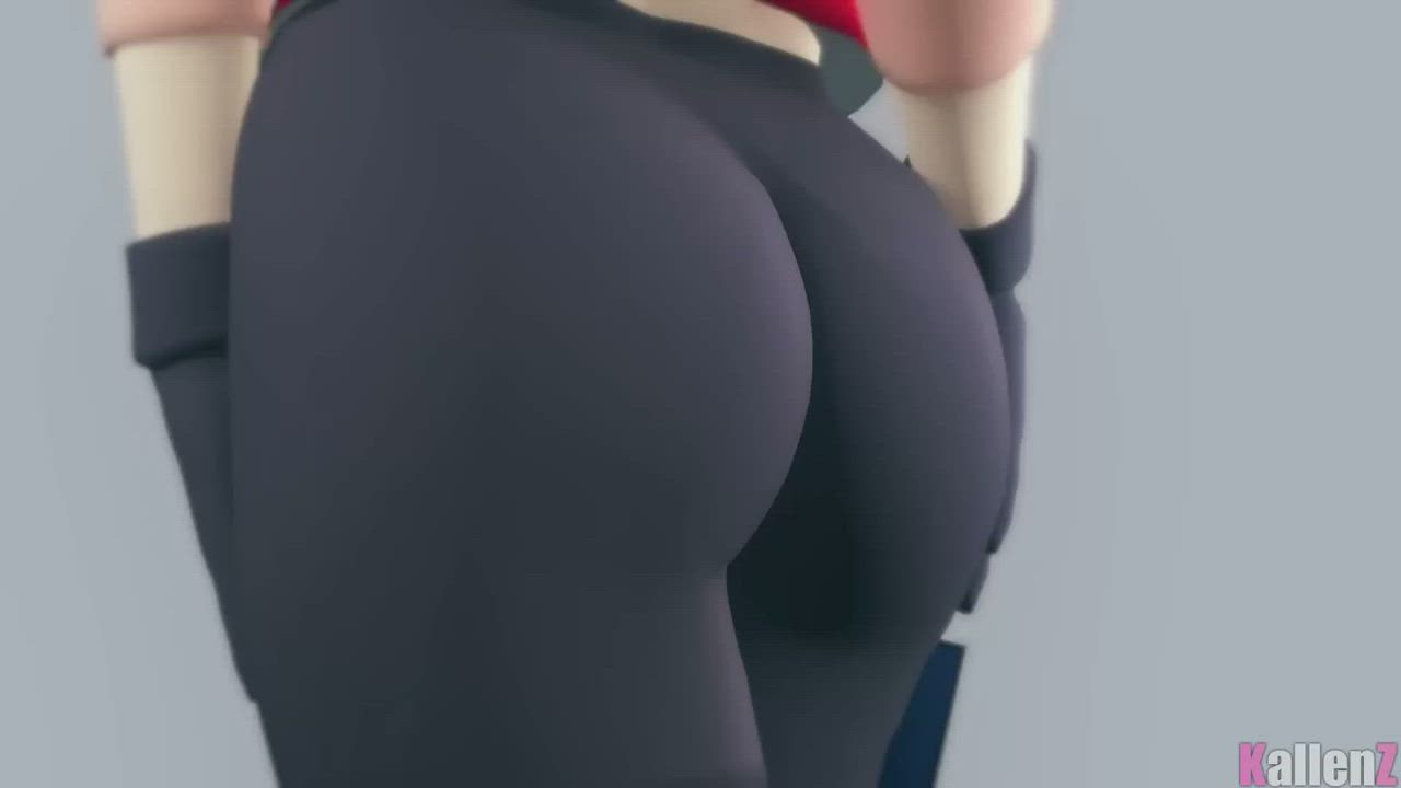 3D Animation Ass clip