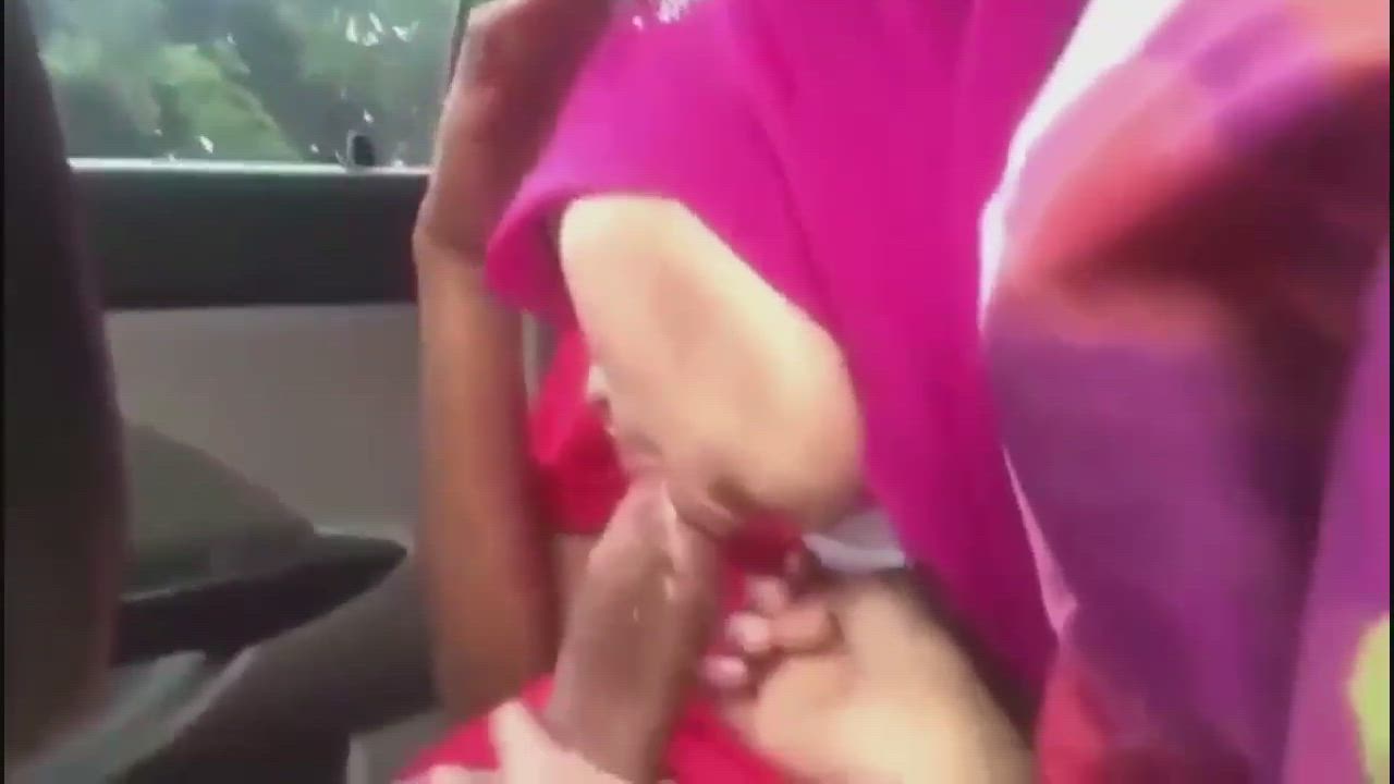 Blowjob Car Sex Cock Cock Worship Hijab Indonesian Malaysian Muslim clip