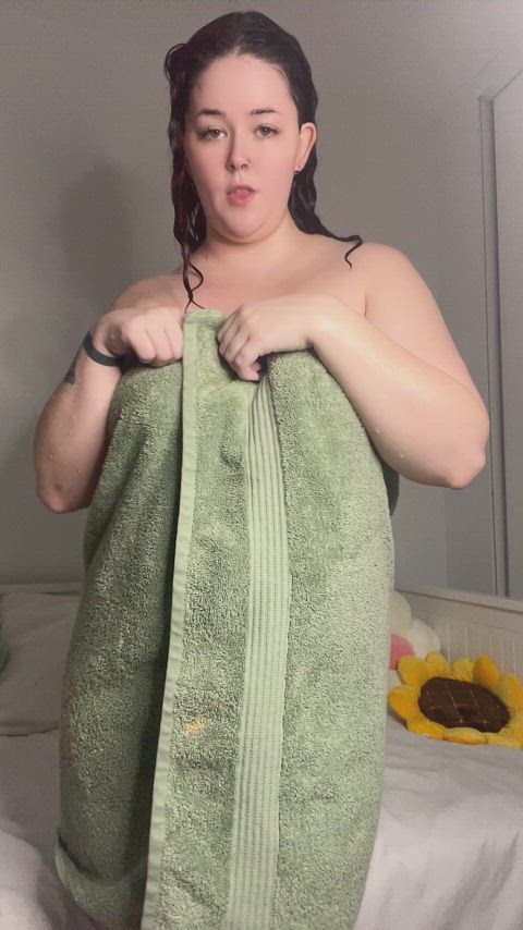 Should I drop the rest of the towel?
