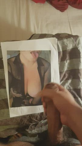 big tits cum tribute clip