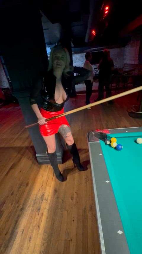 Missing your shot should have a punishment, and I love being punished in public 😈