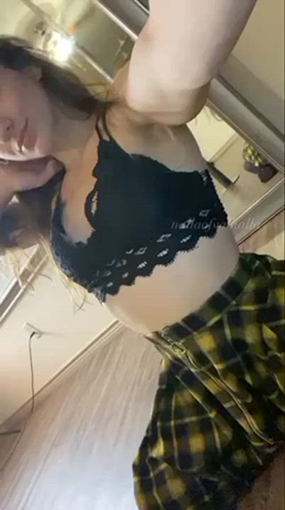 I just got this new cute skirt and a few other sexy clothes. I had a lot of fun in