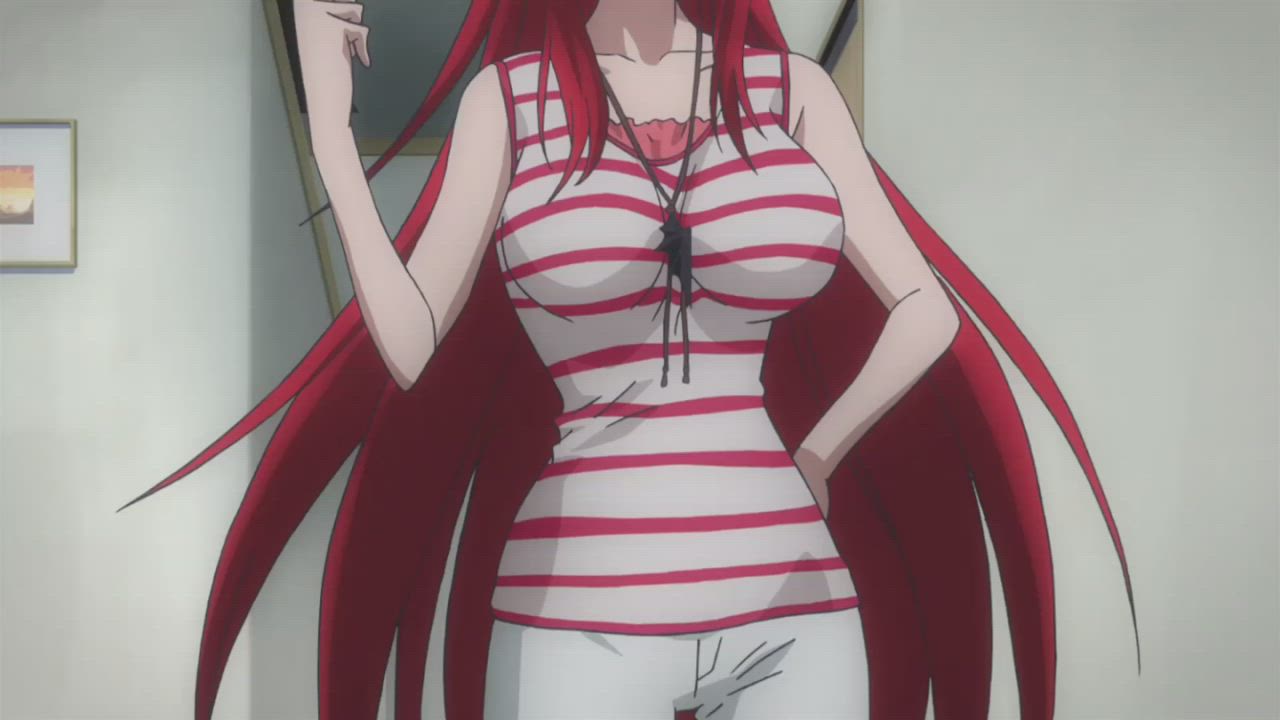 Anime Big Tits Ecchi Redhead clip