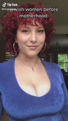 Amateur Big Tits Cleavage Jewish TikTok clip