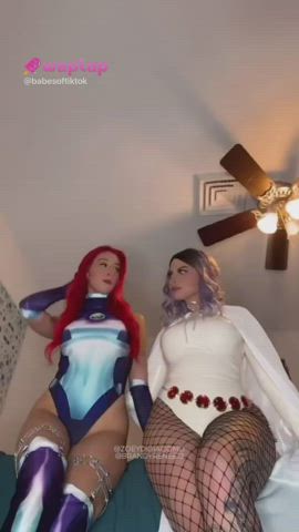 cosplay naked pussy pussy spread tiktok clip