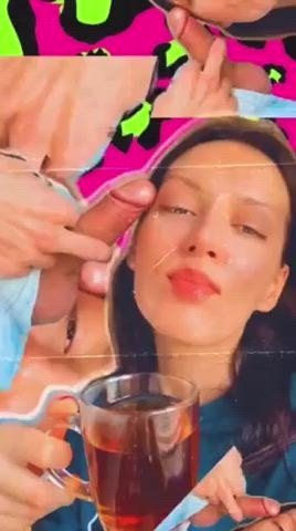 Brunette Cock Worship Cum Cum In Mouth Cumshot Cute Facial clip
