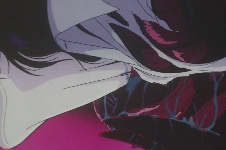 Tentacle monster attacking woman ( wicked city)