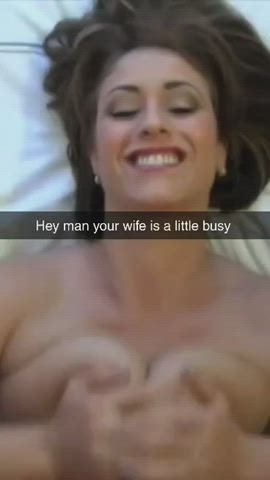 big tits caption cuckold cum on tits cumshot eva notty pov titty fuck wife clip
