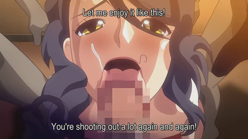 ahegao animation anime blowjob cum in mouth hardcore hentai pov clip