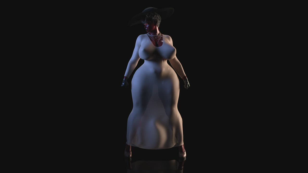 3D Animation Big Tits MILF Muscular Milf Tall clip