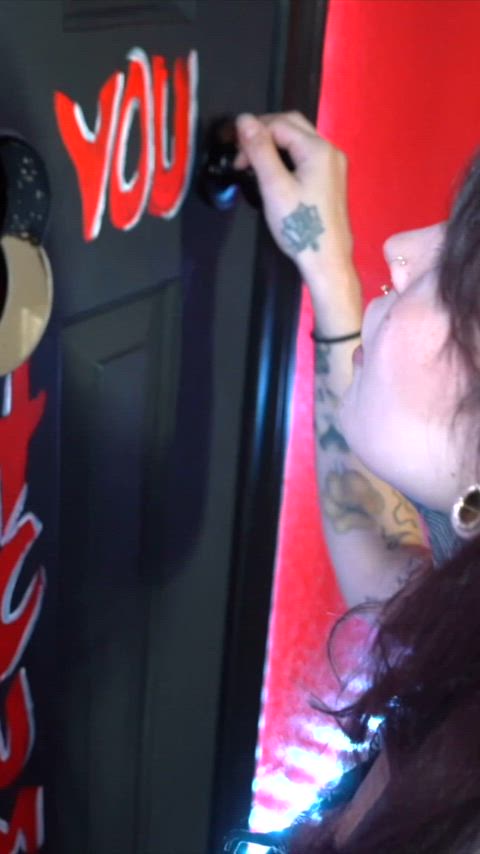 big dick big dicks blowjob deepthroat glory hole pov spit sucking tattoo throat blowjobs