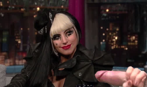 Lady Gaga Handjob Cumshot clip
