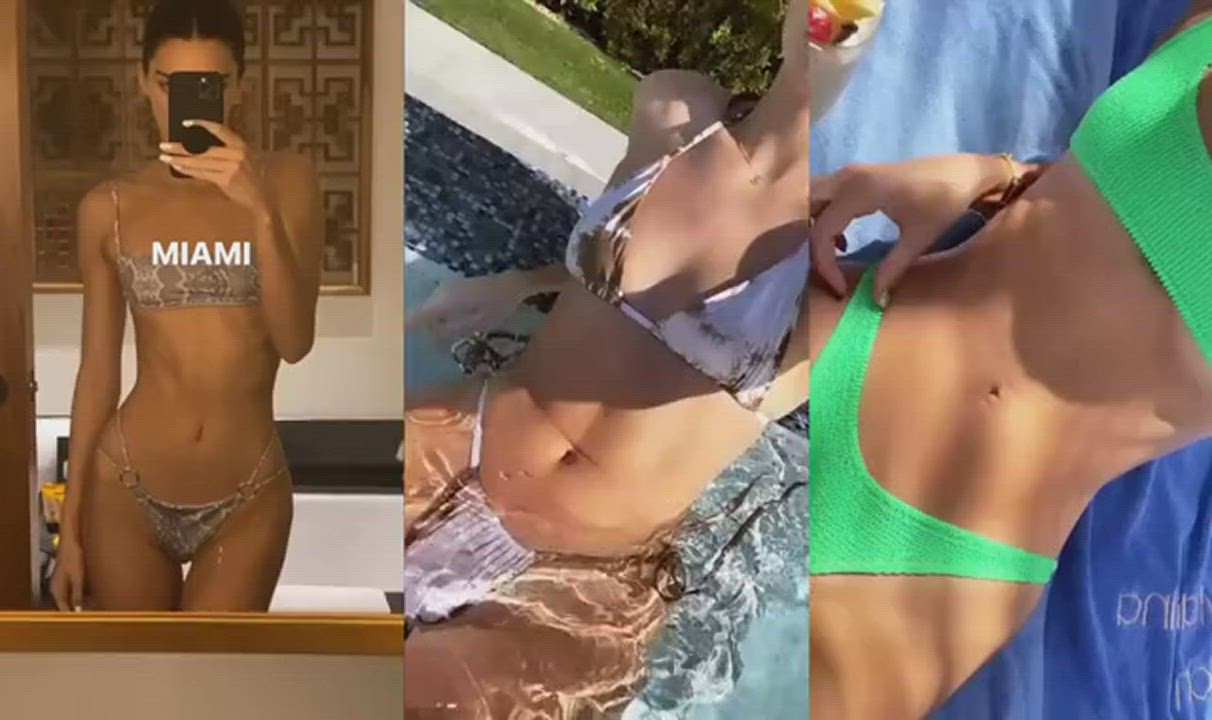 Bikini Celebrity Kendall Jenner Tight clip