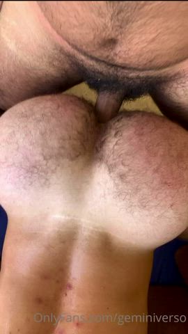 Ass Clapping Bubble Butt Hairy Pussy clip