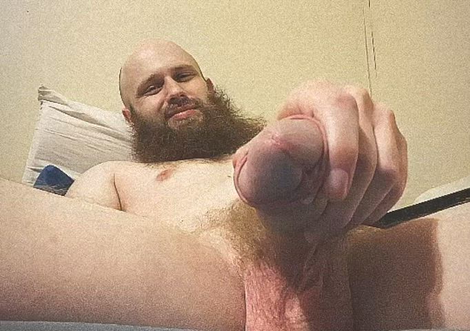 Daddy's fat cock is leaking precum! (;