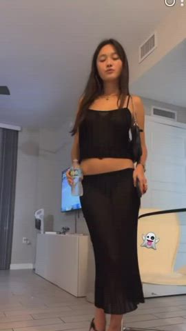 asian celebrity model see through clothing clip