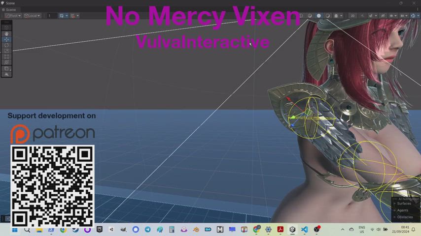 Stress Testing the Physics in No Mercy Vixen - Boob Jiggle & Hitbox Interaction!