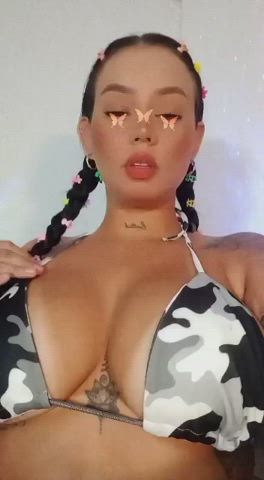 Ass Big Tits Boobs Curvy Lingerie Lips Tattoo Tits clip