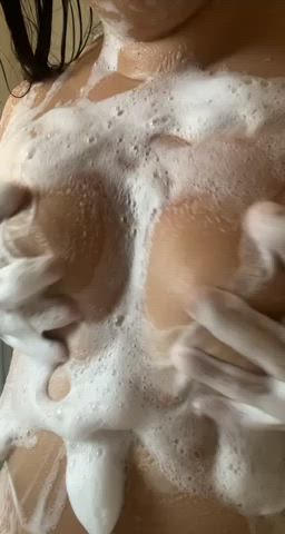 Soapy titty Tuesday!! (Late but still Tuesday for me)