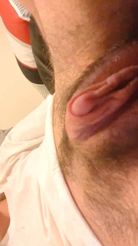 He needs warm wet cunt lips wrapped around him