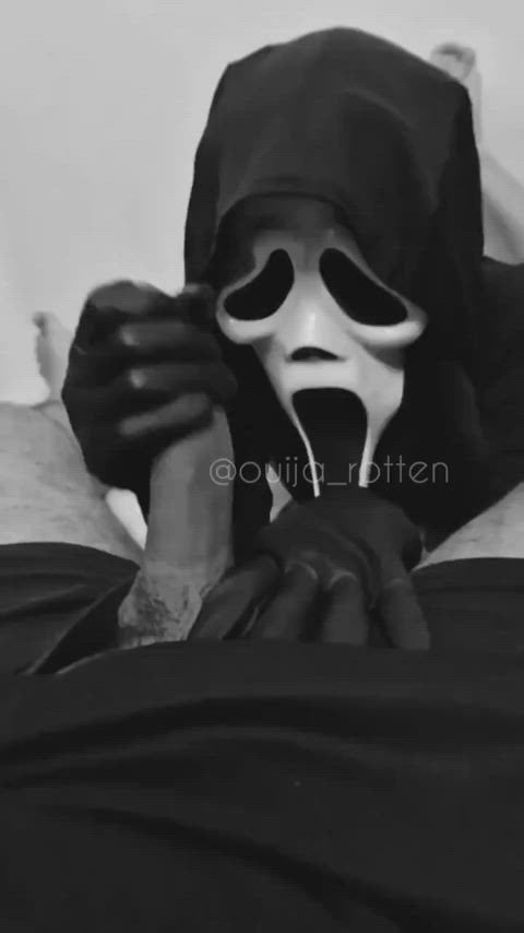 amateur handjob latex gloves mask petite clip