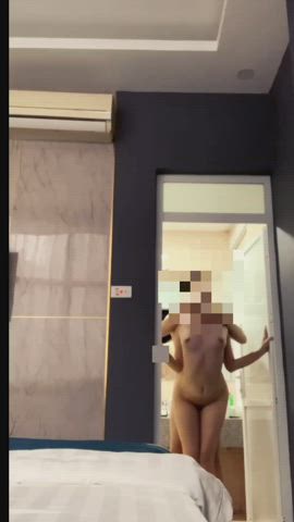 Amateur Asian Doggystyle Hardcore Homemade Natural Tits Rough Standing Doggy Teen
