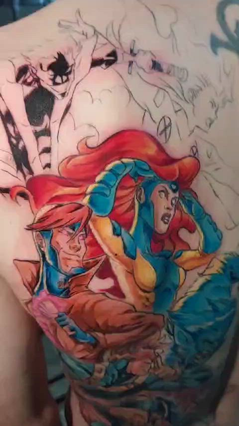 comics tattoo tattooed clip